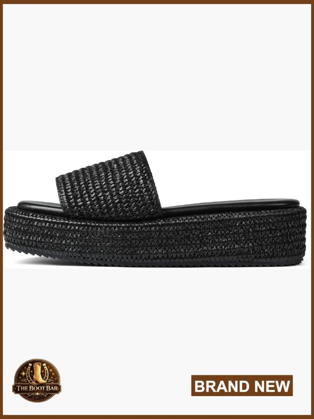 Platform Espadrille Sandals Womens Wedge Slip On Bohemian Flatform Slide Sandals